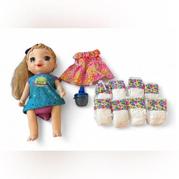 Baby Alive Walk & Talk Doll with Blue/Pink Outfit and more! - Picture 1 of 1
